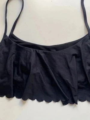 Calzedonia μαύρο γυναικείο μπουστάκι μαγιό με σουτιέν Tezenis 75C