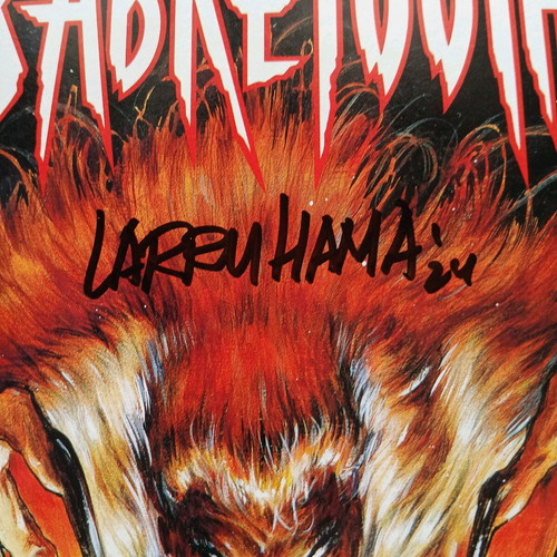 Sabretooth limited series 4 issues used with Larry Hama signature
