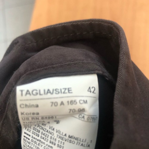 Branded women's bell-bottom pants like new, size 42
