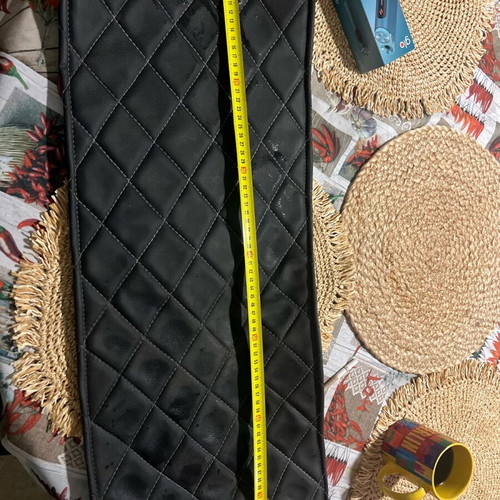 Moto seat cover quilted, baklava used for custom Harley Davidson motorcycles