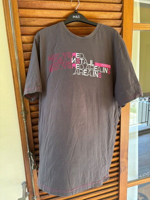 Celio men's T-shirt XXL gray used, 100% cotton