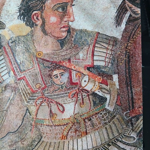 Alexander the Great canvas wall art, modern 2D decoration, 40x60 cm