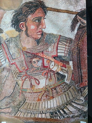 Alexander the Great canvas wall art, modern 2D decoration, 40x60 cm