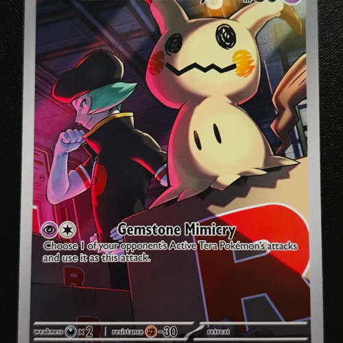 Pokemon Team Rocket's Mimikyu 238/217 Ascended Heroes card 2026