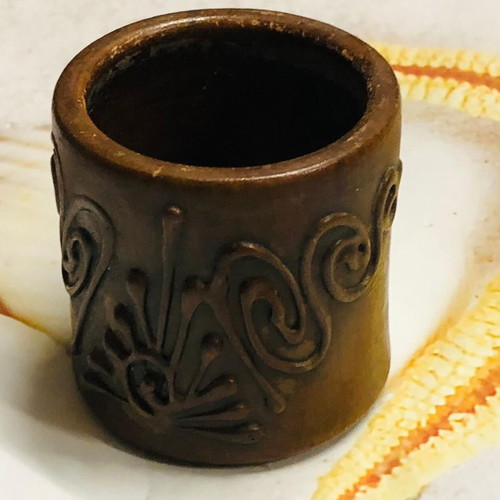 Decorative cup used, dimensions 7x7 cm