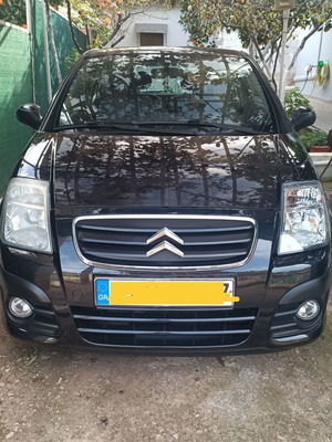 Citroen C2 1.1 VTR σαν καινούργιο, μαύρο κουπέ, χειροκίνητο, 2009