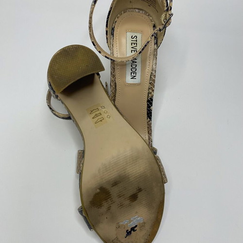 Steve Madden leather heels size 37, like new, multicolor