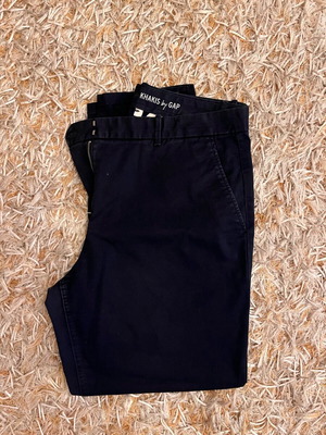 Gap khaki trousers used, navy blue, size XL