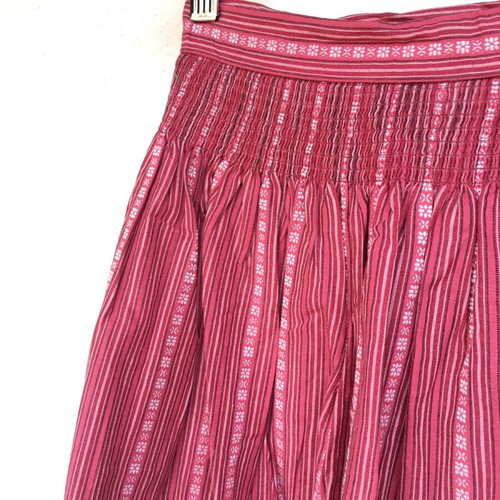 Pink cotton midi skirt size 42 like new
