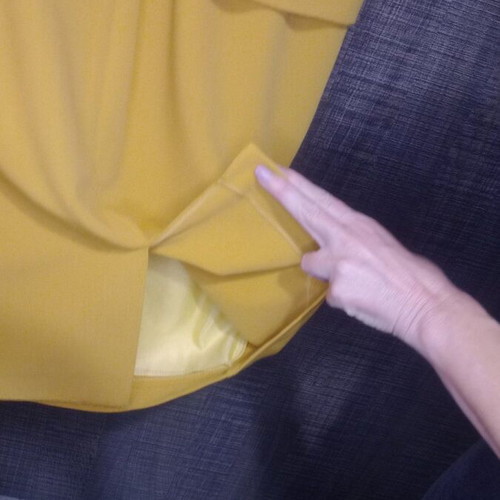 Gianni Rodini women's classic mustard dress like new, size 5