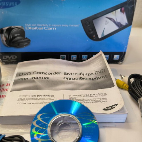 Samsung VP-DX100 DVD Camcorder new, complete with original box