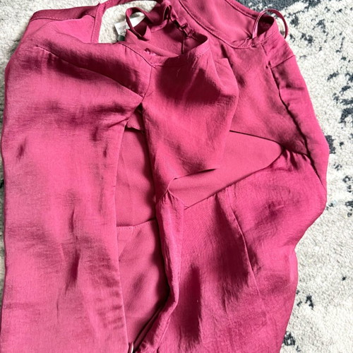 Bershka classic dress red new size M