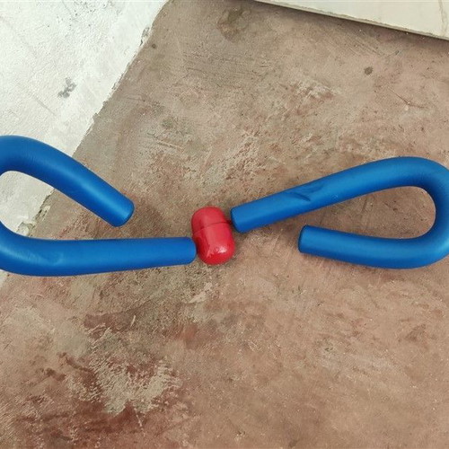 Adductor, arm and chest spring used fitness equipment