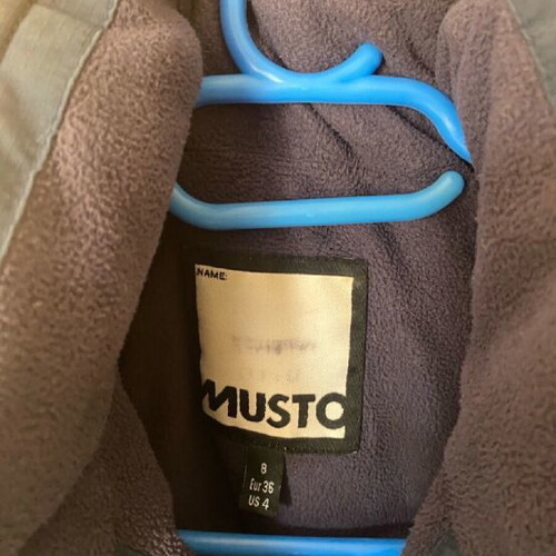 Musto jacket used, size Small 36, kids and women's