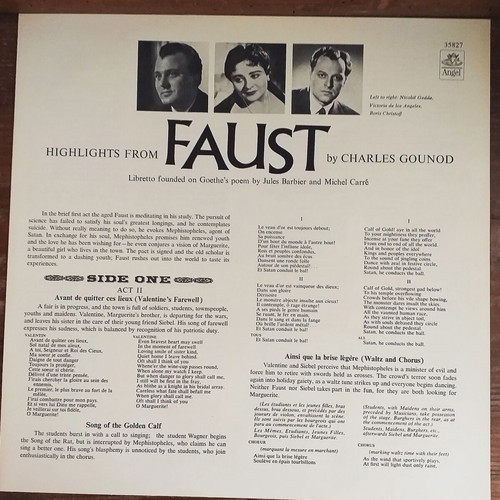 Classical music records used, set 1+2, 33 rpm