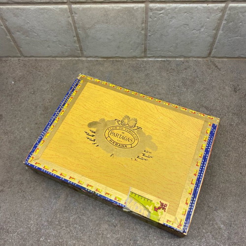 Partagas Habana cigar boxes used, set of 2