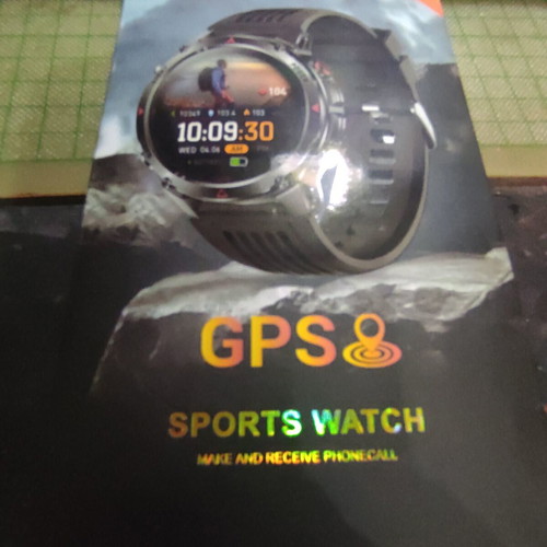 Smartwatch with GPS and call function, new, metal case