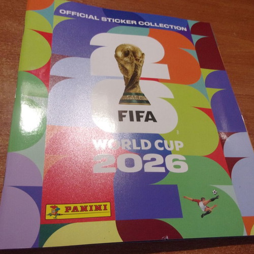 2026 World Cup Panini Official Album with 6 Stickers new