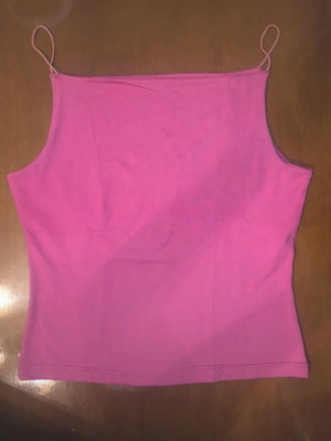 Paranoia fuchsia tank top like new, size S