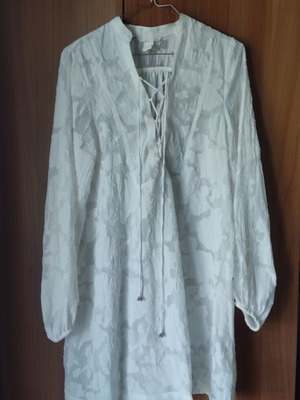 Summer transparent women's shirt H&M like new, white