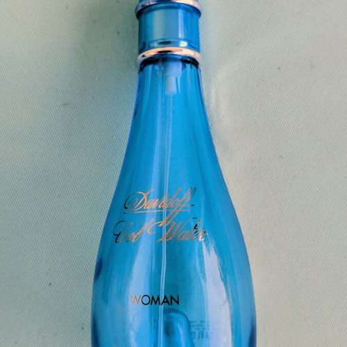 Davidoff Cool Water collectible empty bottles used, men's and women's set of 2