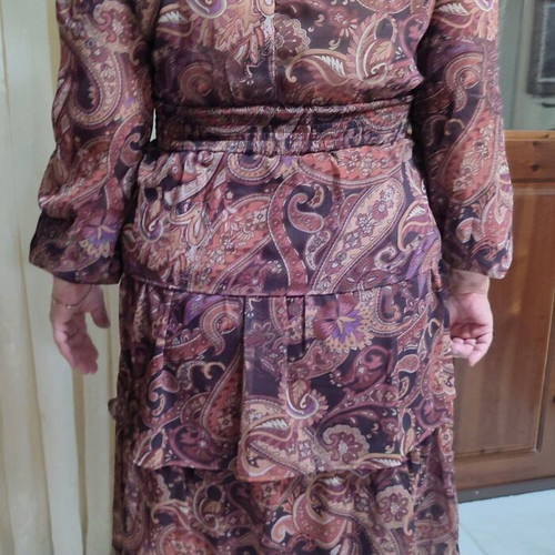 Shein long dress new, size Large, earthy tones
