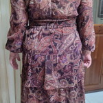 Shein long dress new, size Large, earthy tones