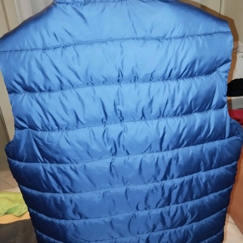 Sleeveless jacket like new, blue, size XXL