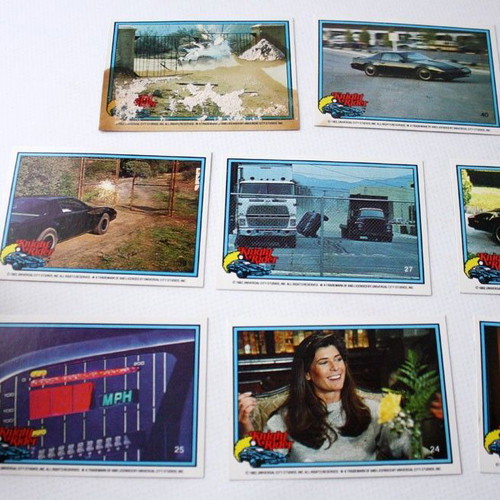 Knight Rider Kitt 1982 Topps bubble gum cards new