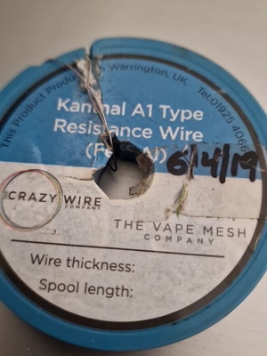 Kanthal A1 Type Resistance Wire used for Rebuildable Atomizers