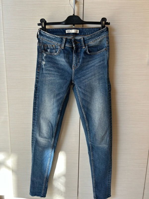 Zara skinny fit jeans blue like new, size S