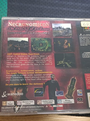Necronomicon PS1 game, complete, good condition