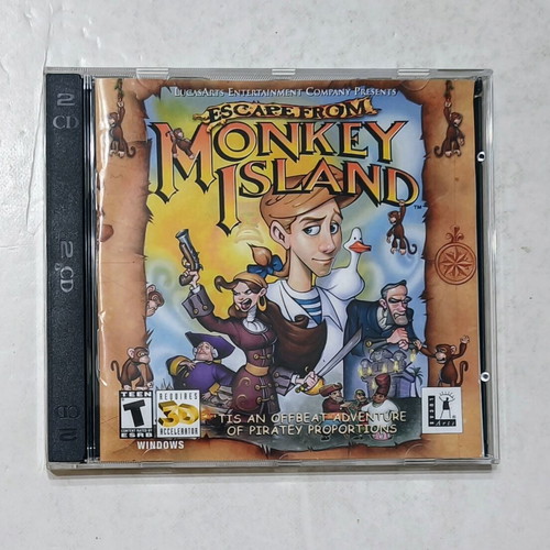 Escape from Monkey Island PC παιχνίδι μεταχειρισμένο, περιπέτεια