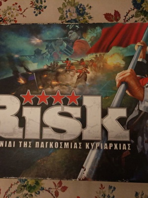 Risk board game like new with external wear