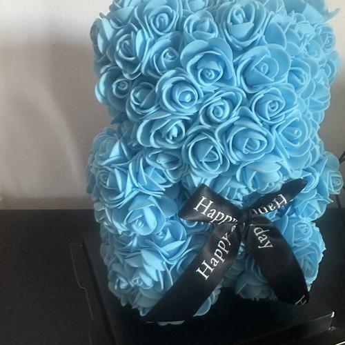 Blue Bear Pon Pon like new