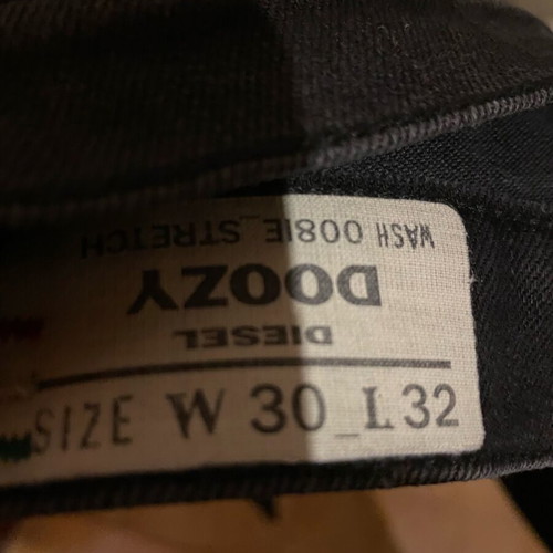 Diesel jeans black like new, size W30 L32