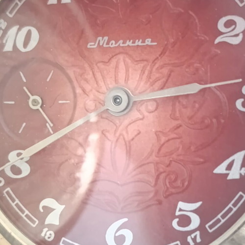 Molnija Firebird Soviet pocket watch used, vintage mechanical