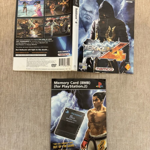 Tekken 4 PlayStation 2 authentic cover