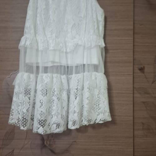 Mini Raxevsky lace girls' tank top like new, white, age 14