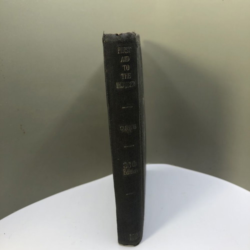 St John’s Ambulance First Aid to the Injured 1920 Handbook used