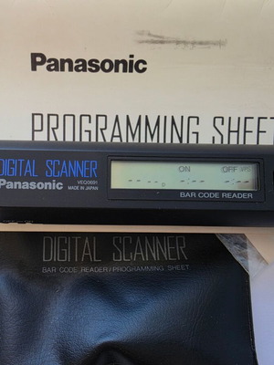 Panasonic VEQ0691 Digital Scanner καινούργιο, VCR barcode reader