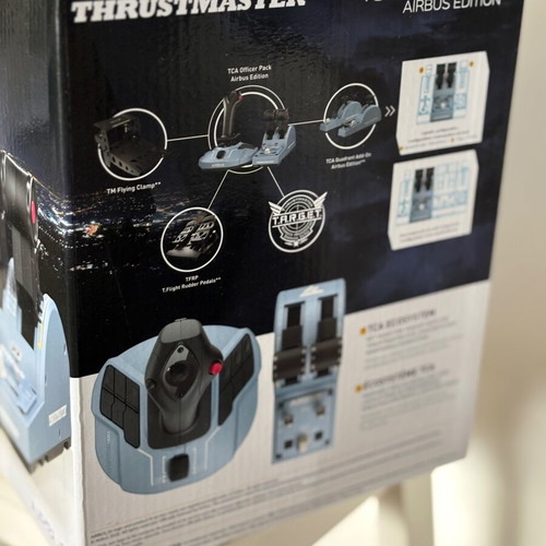 Thrustmaster TCA Captain X Pack Airbus Edition joystick and Quadrant add-on like new