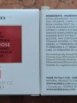 Korres Wild Rose Blush #18 Vibrant Peach new