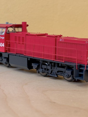 PIKO NS Cargo 6404 Diesel Locomotive model like new HO scale