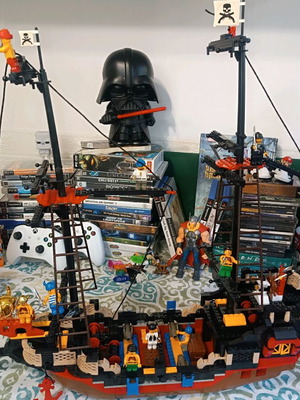 Sluban Pirate Black Pearl ship used, 632 pieces, 2021 model