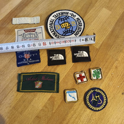 Sewing patches used, pack