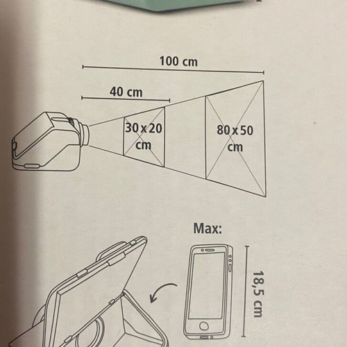Flying Tiger Smartphone Projector new