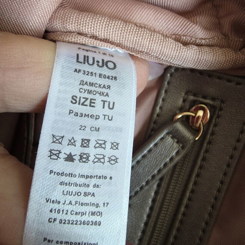 Liu-Jo Tihlini crossbody bag, metallic grey and gold