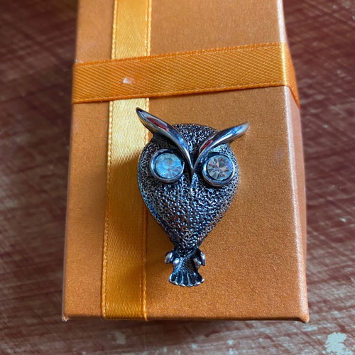 Owl brooch