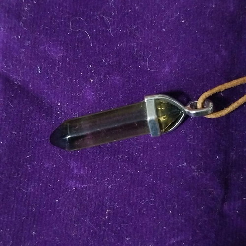 Pendant jewelry with smoky quartz new